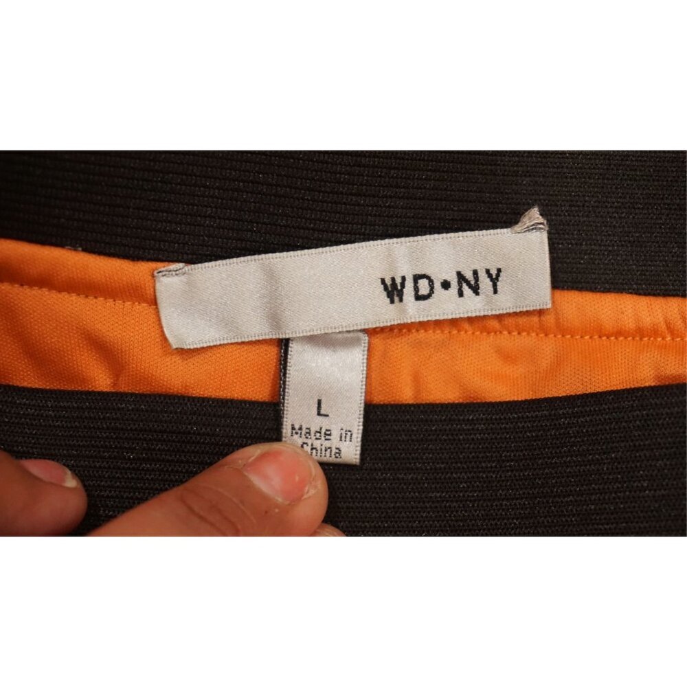 WD.NY Pleated Maxi Skirt - Orange (Size L) - Picture 5 of 10